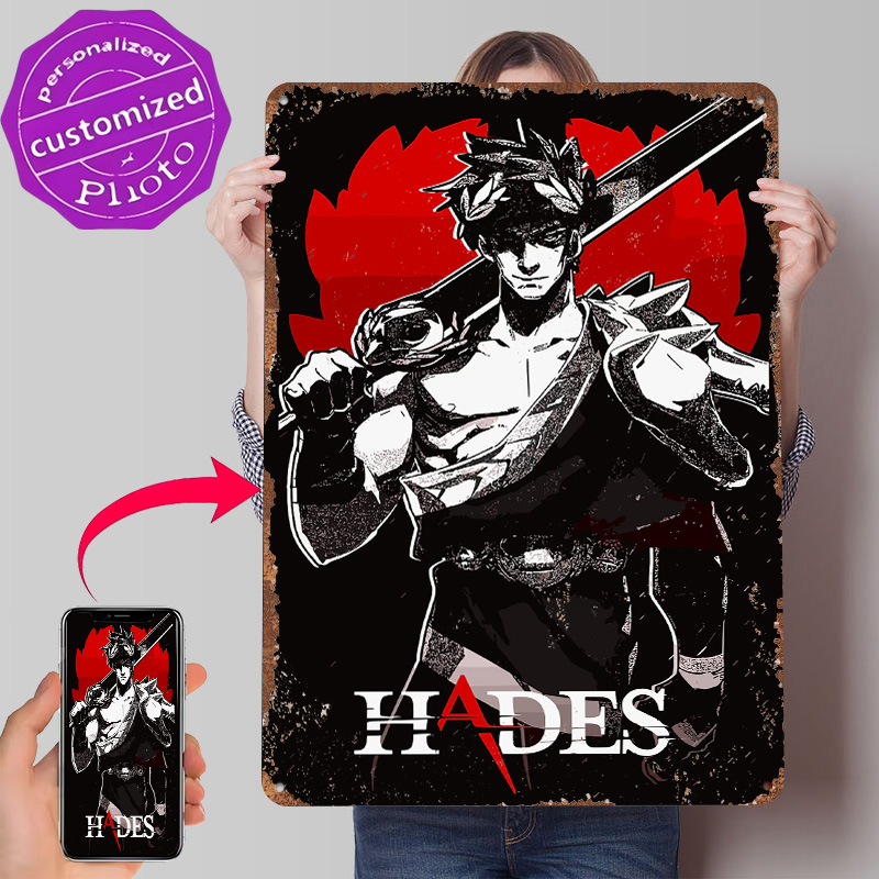 Gaming Accessories Europe - Póster Metálico del Juego Hades, Arte