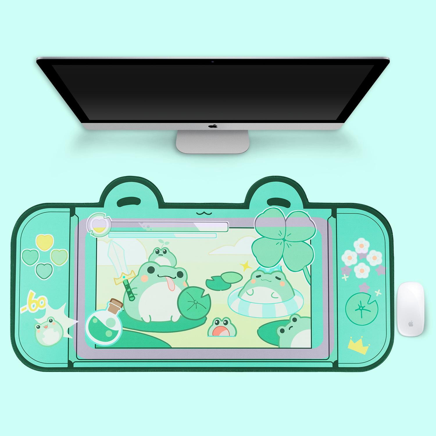Gaming Accessories For Gaming Laptop - Alfombrilla de ratón Kawaii Extra grande