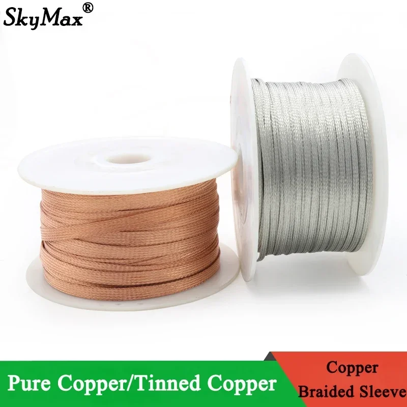 Cable Sleeve Braided - Manga trenzada de cobre estañado de