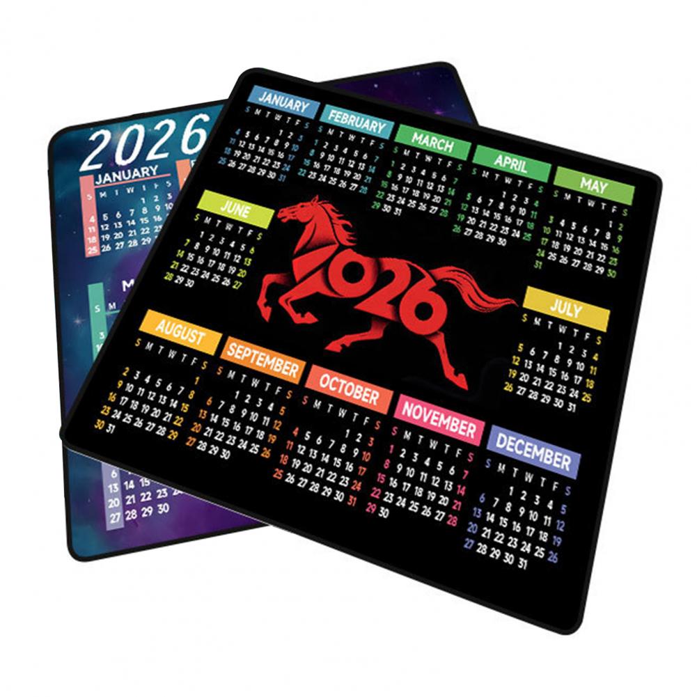Gaming Accessories For Gaming Laptop - Alfombrilla de ratón con calendario 2026,