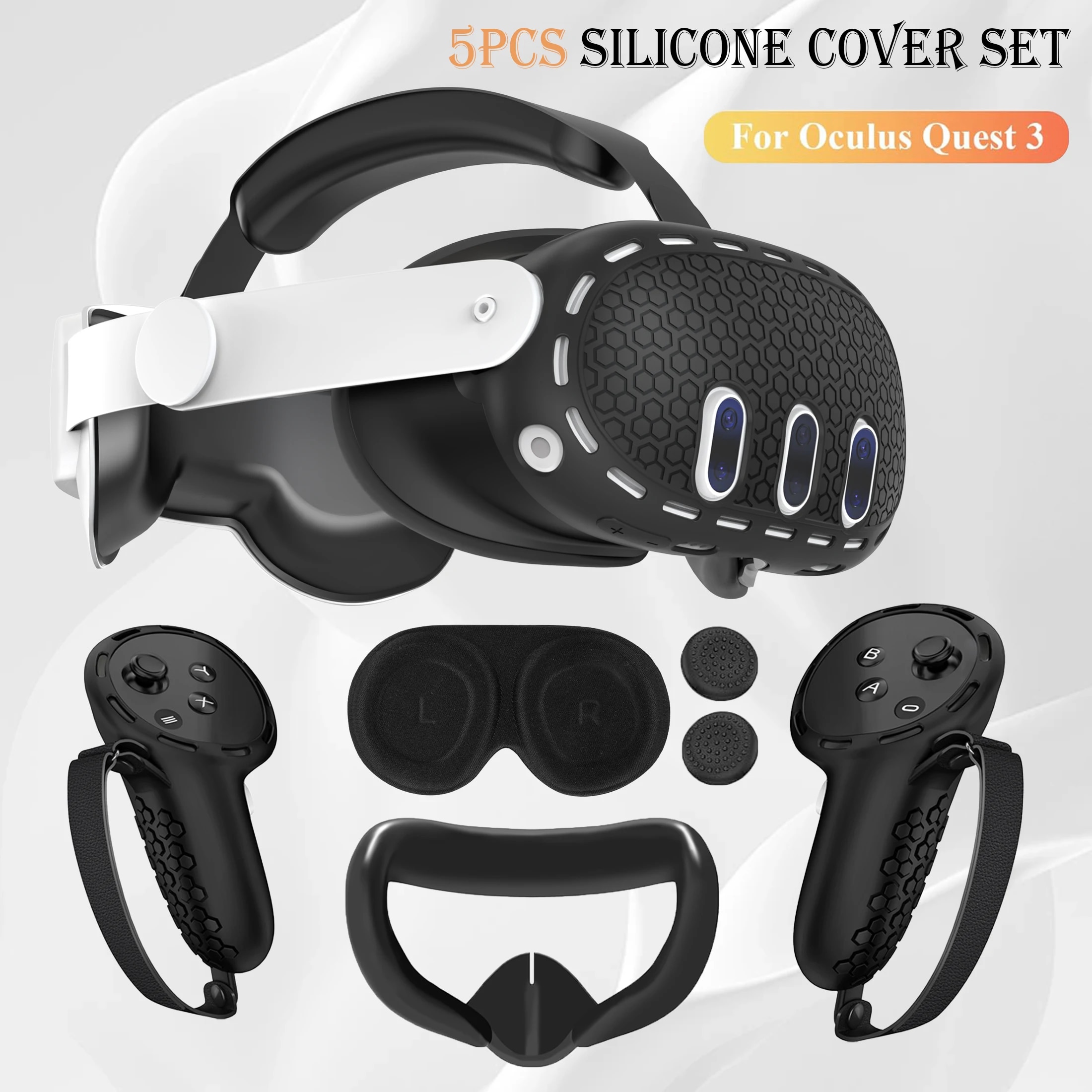 Controller Grip Cover - Juego de fundas de silicona para