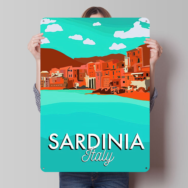 Gaming Accessories Europe - Póster de Viaje Personalizado, Letreros Metálicos
