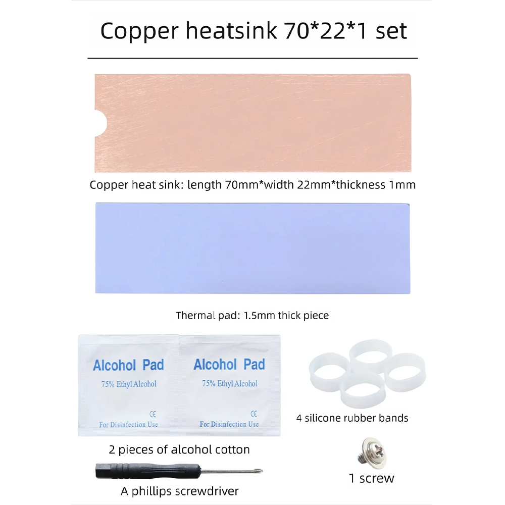 Disipador de calor M.2 SSD par - M2 Heatsink Cooler reseña y precio