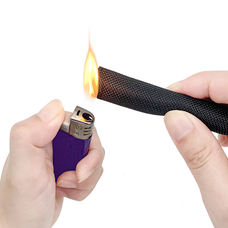 Manga trenzada de PET con cier - Cable Sleeve Braided reseña y precio
