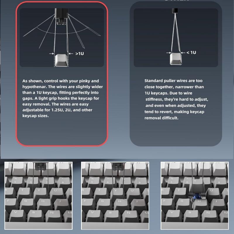 Extractor de teclas 2 en 1, ac - Gaming Accessories Europe reseña y precio