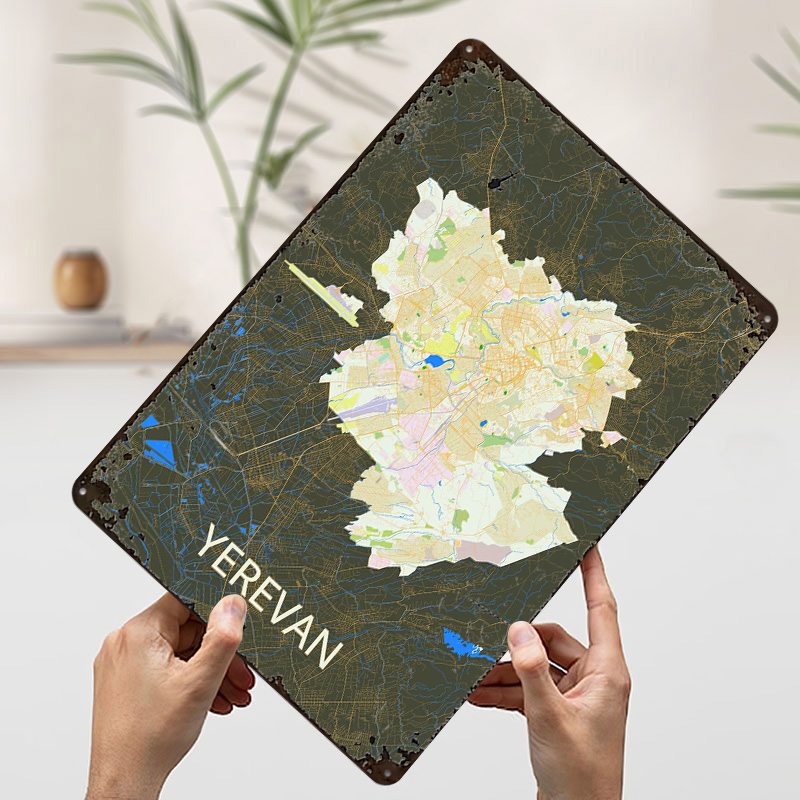 Mapa de la ciudad de Yerevan,  - Gaming Accessories Europe reseña y precio
