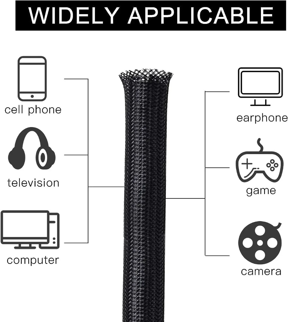 Protector de tubos de plástico - Cable Sleeve Braided reseña y precio