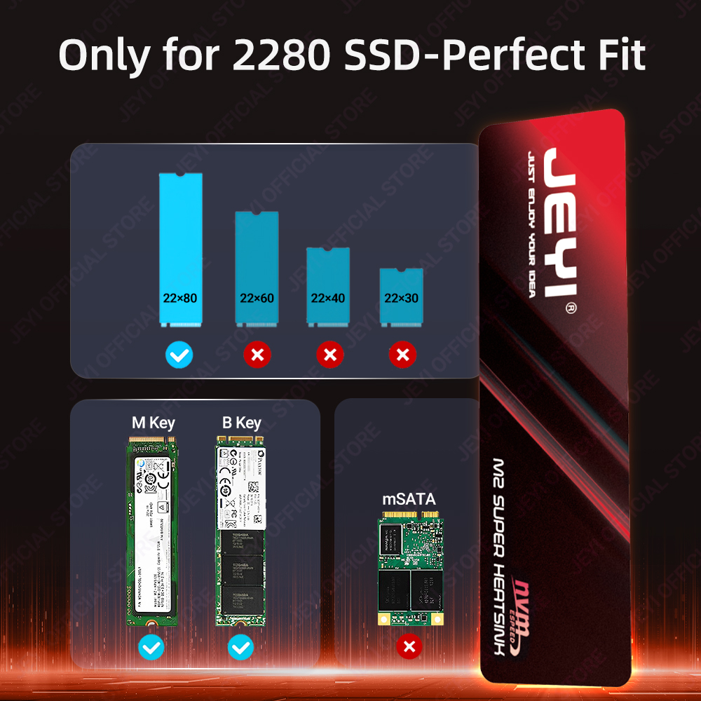Disipador de Calor JEYI M2 SSD - M2 Heatsink Cooler reseña y precio