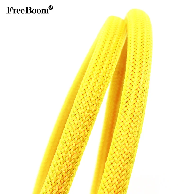Funda trenzada de PET amarilla - Cable Sleeve Braided reseña y precio