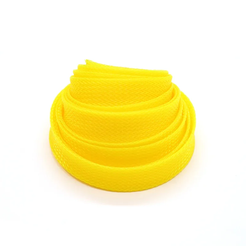 Funda trenzada de PET amarilla - Cable Sleeve Braided reseña y precio