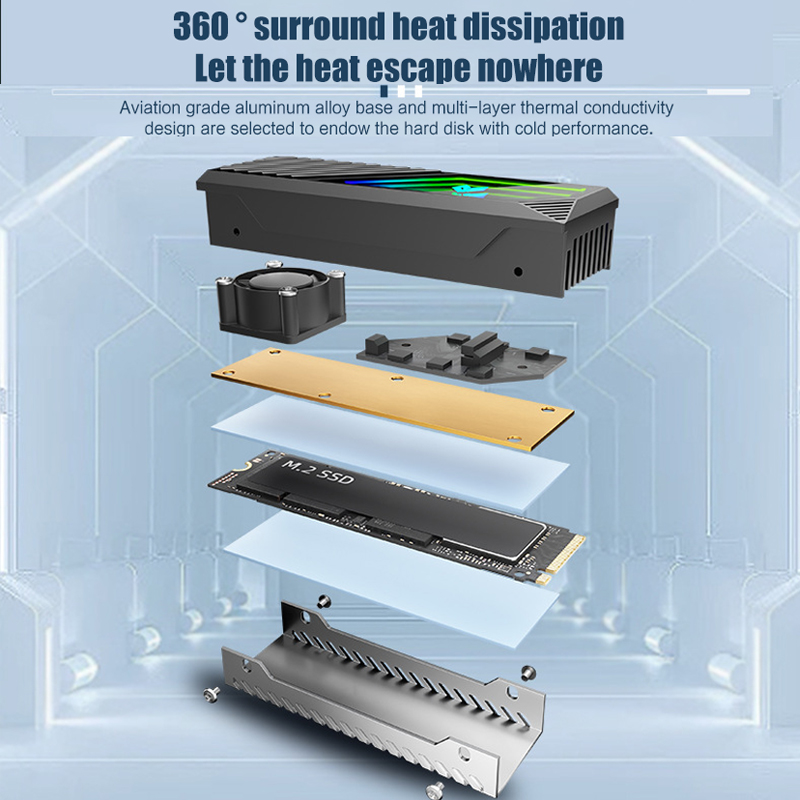 Disipador de Calor M2 para SSD - M2 Heatsink Cooler reseña y precio