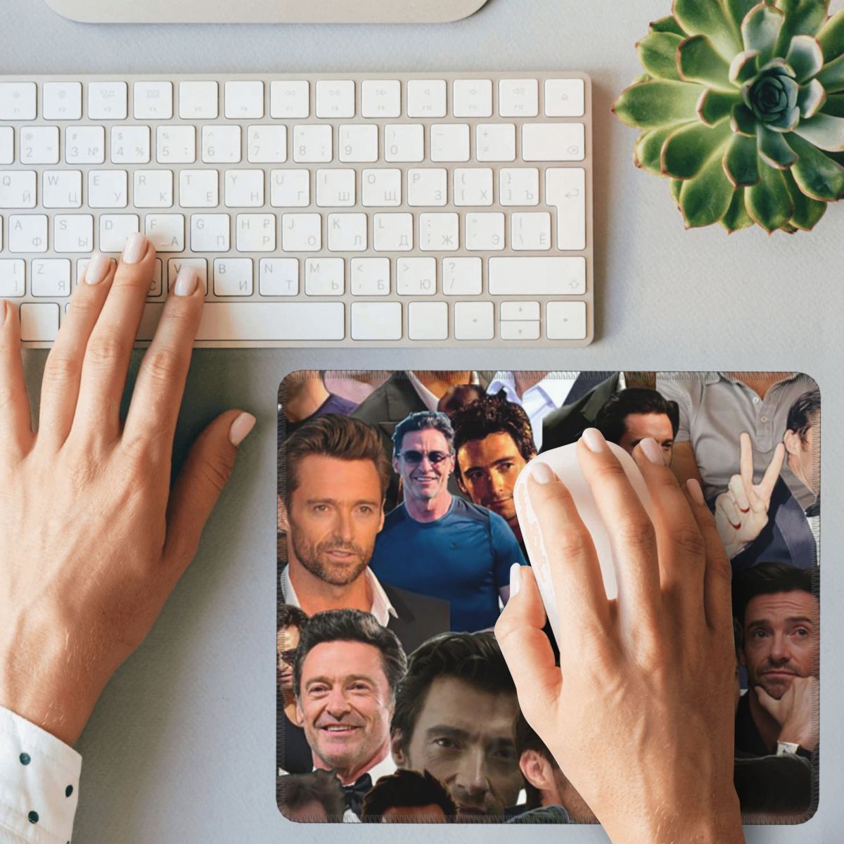 Hugh Jackman Collage de fotos  - Gaming Accessories Photo reseña y precio