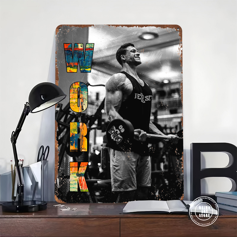 Póster Metálico de Gimnasio, A - Gaming Accessories Europe reseña y precio