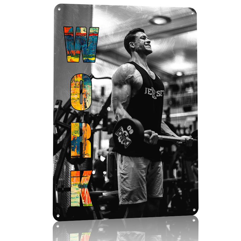 Póster Metálico de Gimnasio, A - Gaming Accessories Europe reseña y precio