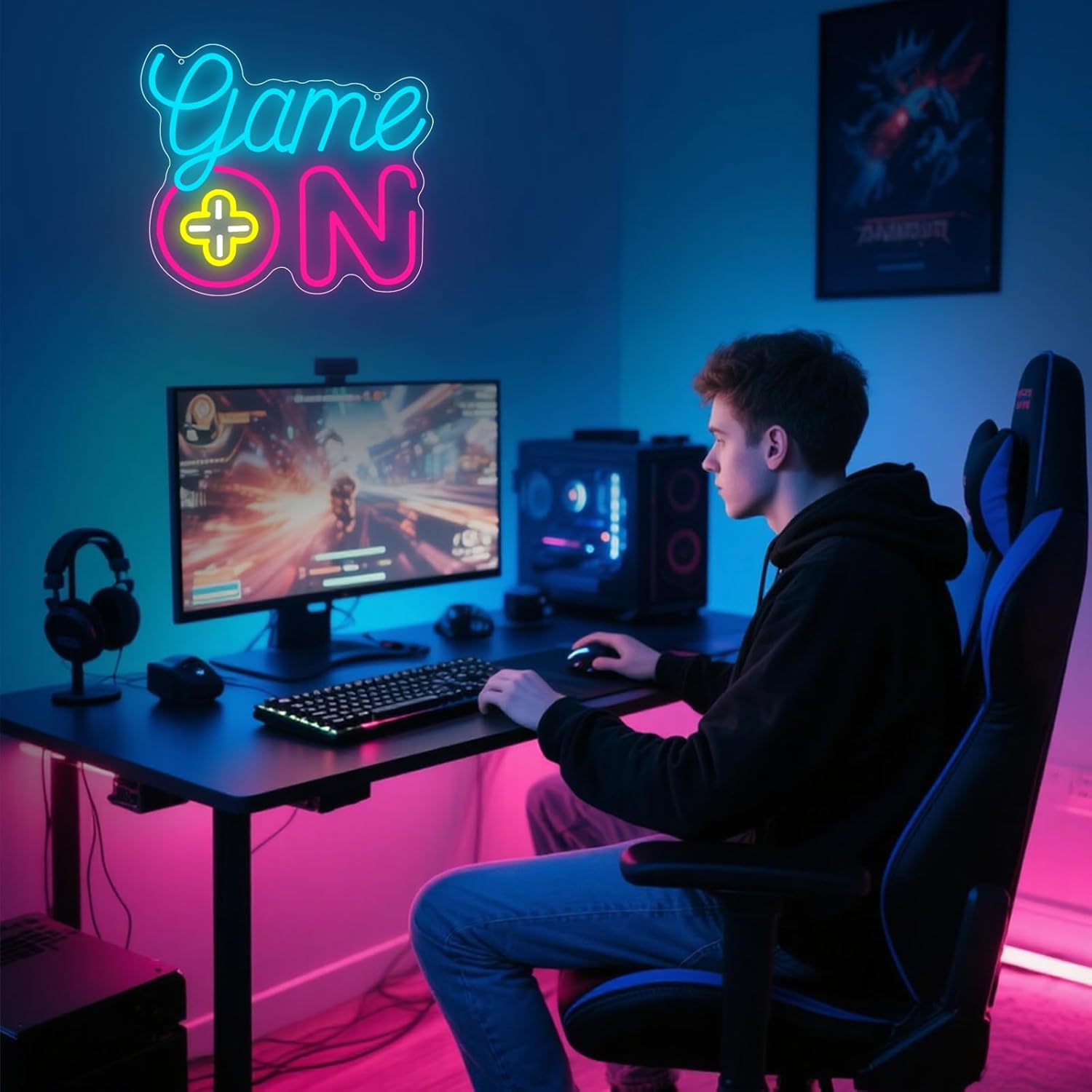 Letrero Luminoso LED de Neón ' - Gaming Accessories For Kids Room reseña y precio
