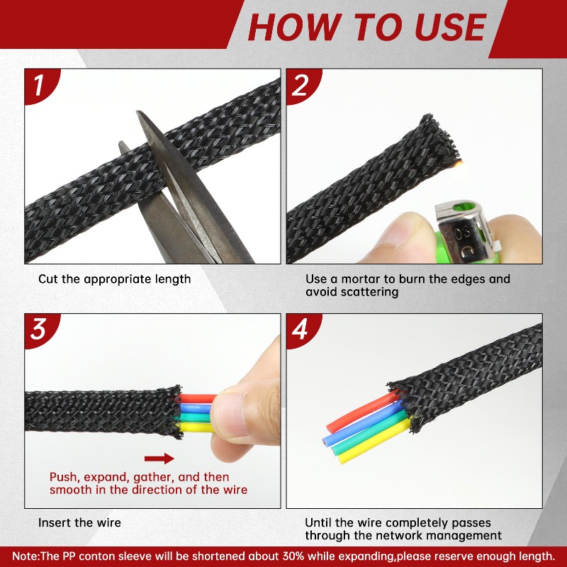 10M/Rollo Nuevo Aislamiento Tr - Cable Sleeve Braided reseña y precio