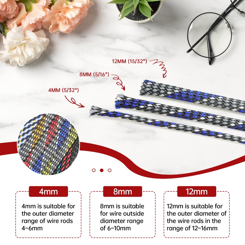 10M/Rollo Nuevo Aislamiento Tr - Cable Sleeve Braided reseña y precio